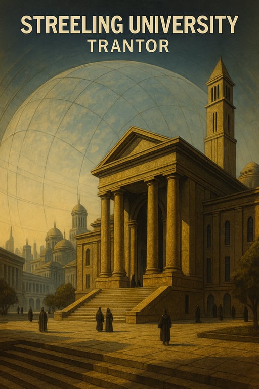 Cover art for Forward the Foundation, a trantor scenario on AI Dungeon