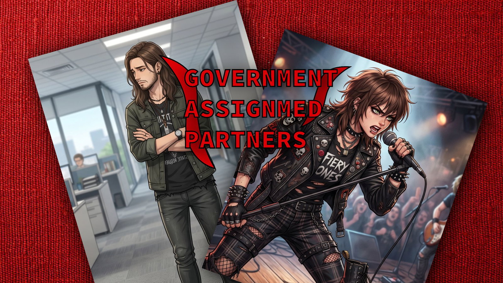 Cover art for (ðŸŽ) Government Assigned Partners, a romance scenario on AI Dungeon