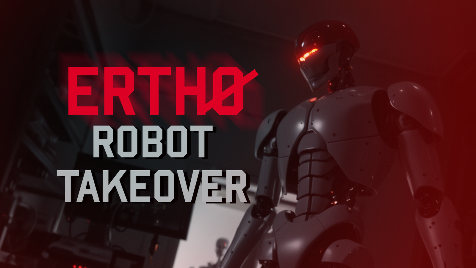 Cover art for ERTH0 - Robot Takeover, a sci fi scenario on AI Dungeon