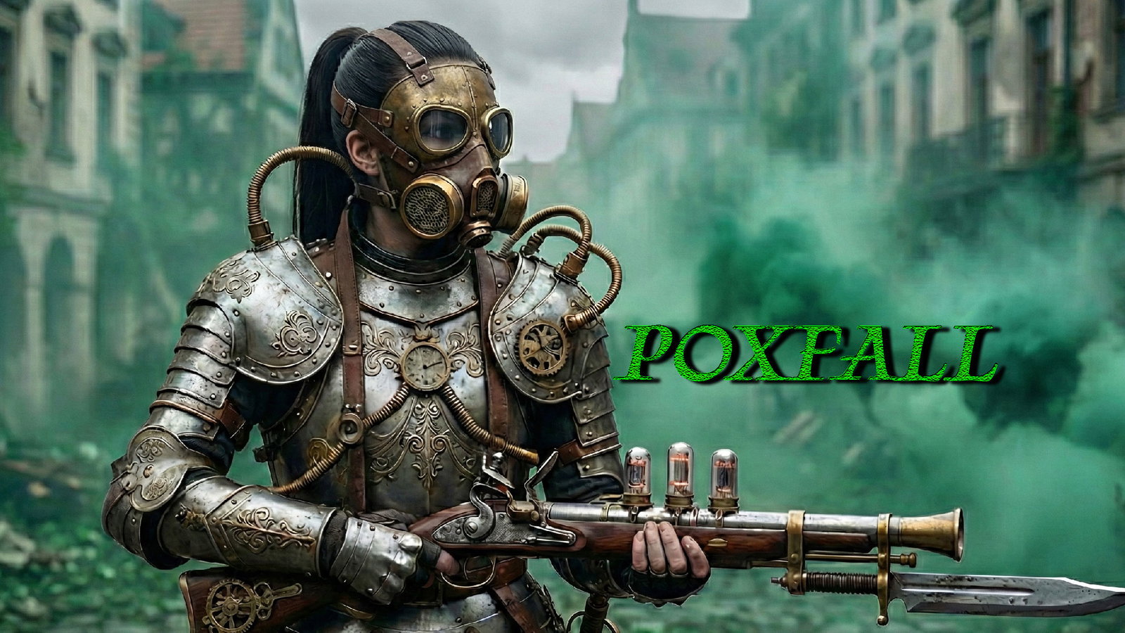 Cover art for Poxfall - Zombie Renaissance Techpunk (ðŸŽ), a zombie scenario on AI Dungeon