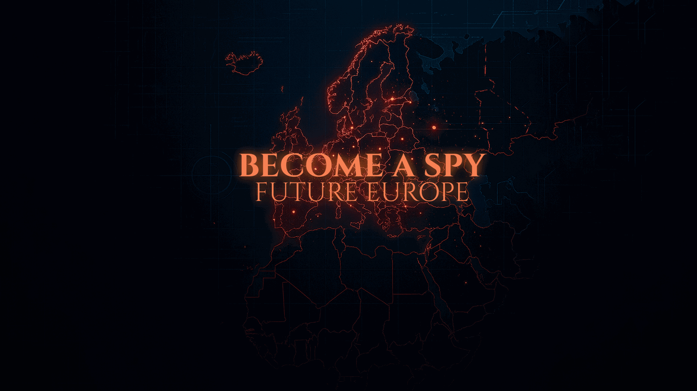 Cover art for Become a Spy - Future Europe, a futuristic scenario on AI Dungeon