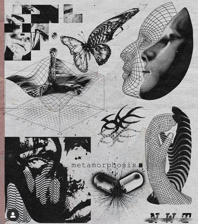 Cover art for METAMORPHOSIS!, an eldritch scenario on AI Dungeon