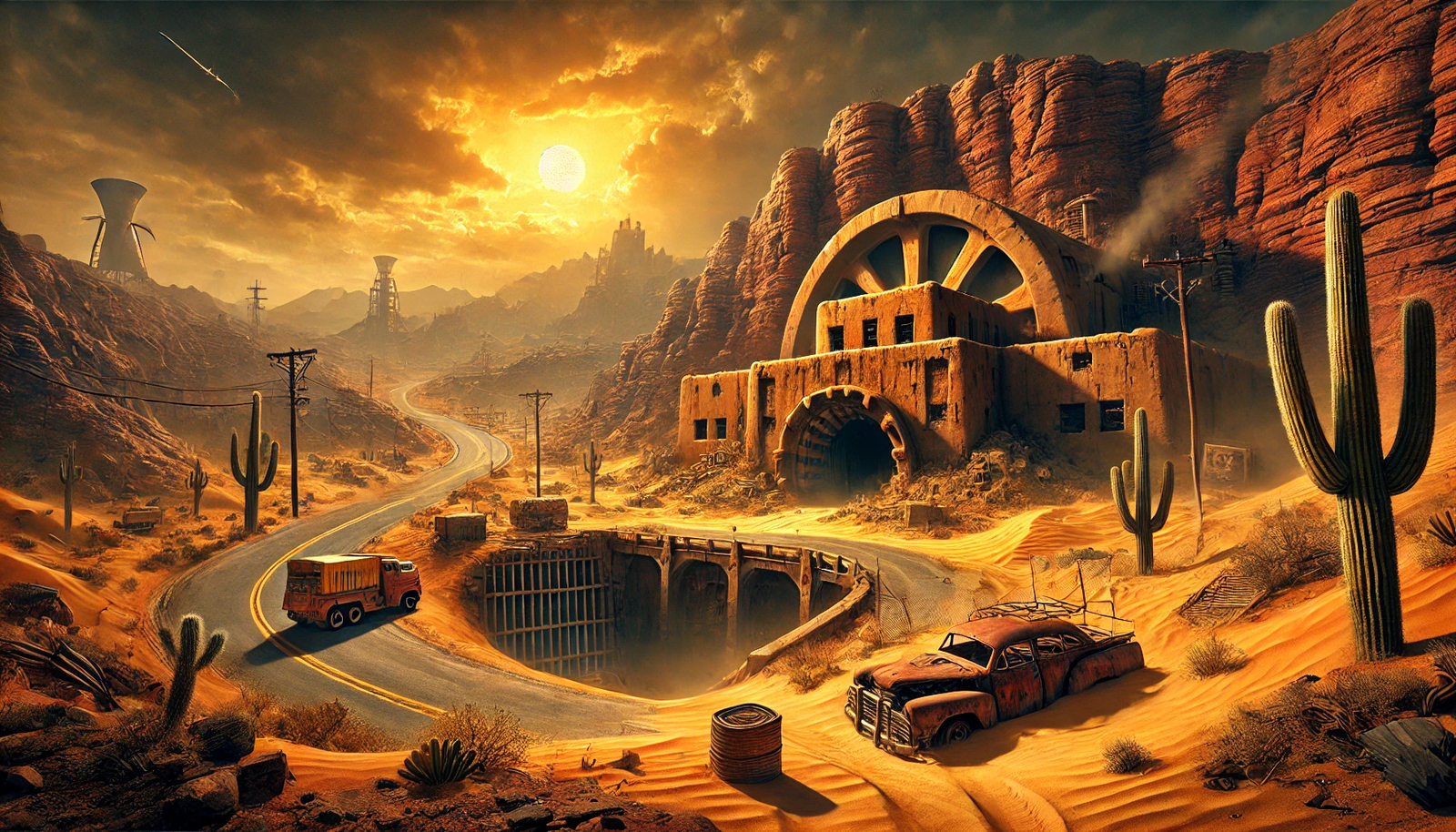 Cover art for Life in Vault 256, a fallout scenario on AI Dungeon