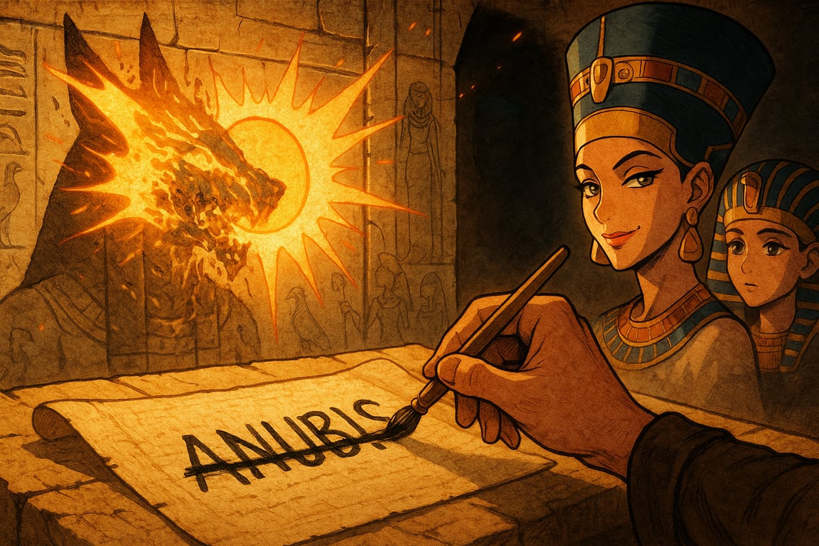 Cover art for What You Choose to Erase, a desert scenario on AI Dungeon