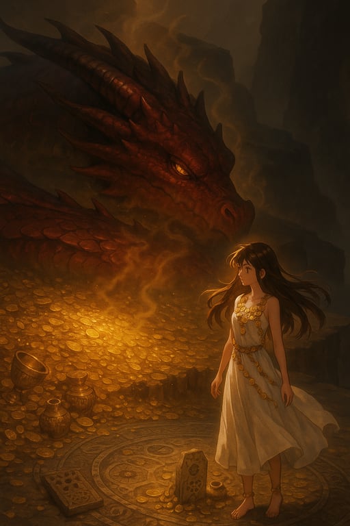 Cover art for Sacrifice: The Price Paid, a dragons scenario on AI Dungeon