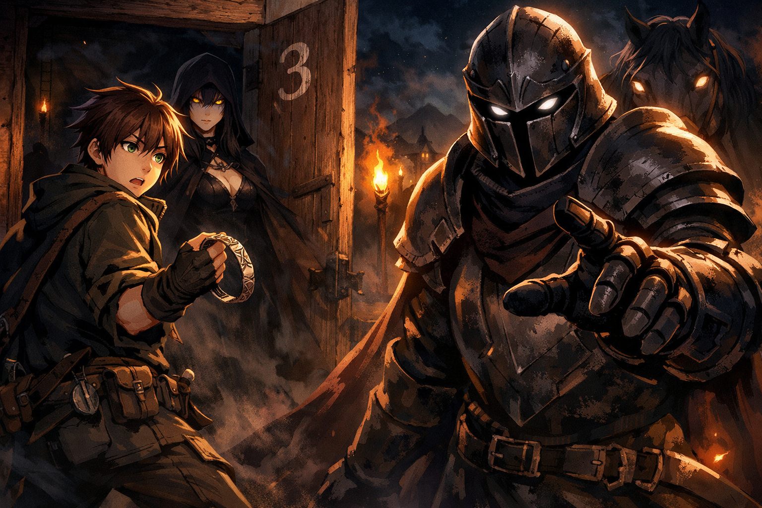Cover art for Do Not Make Eye Contact, a fantasy scenario on AI Dungeon