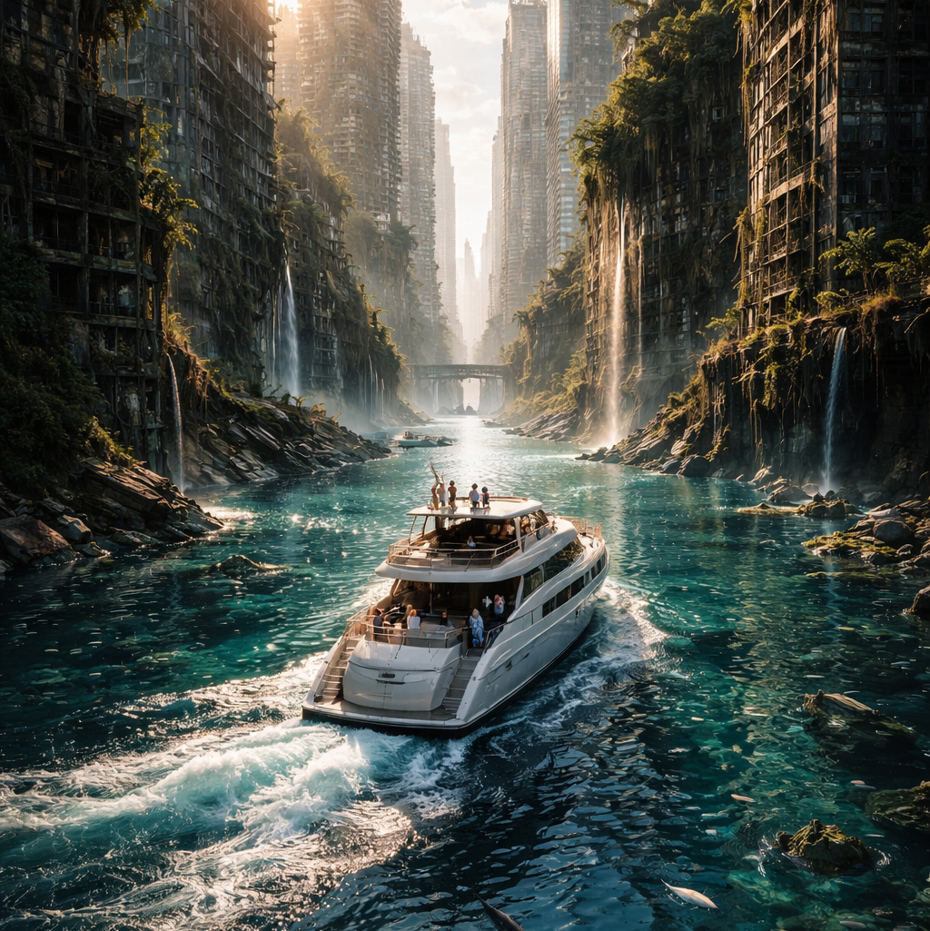 Cover art for Water logged, a nautical scenario on AI Dungeon