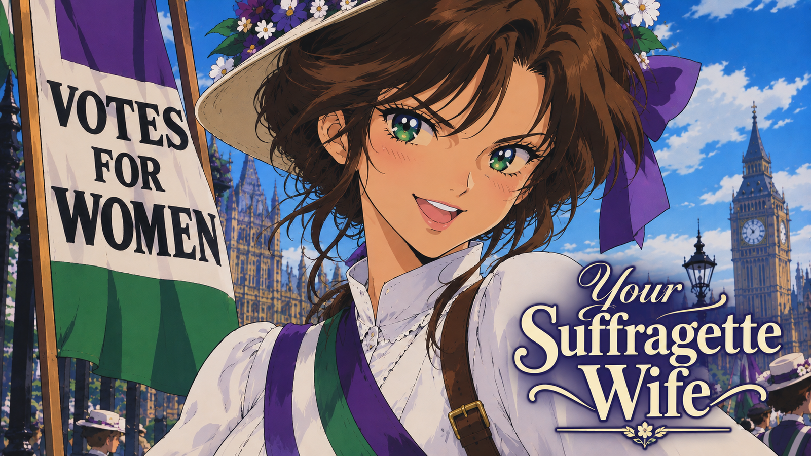 Cover art for Your Suffragette Wife, a slice of life scenario on AI Dungeon