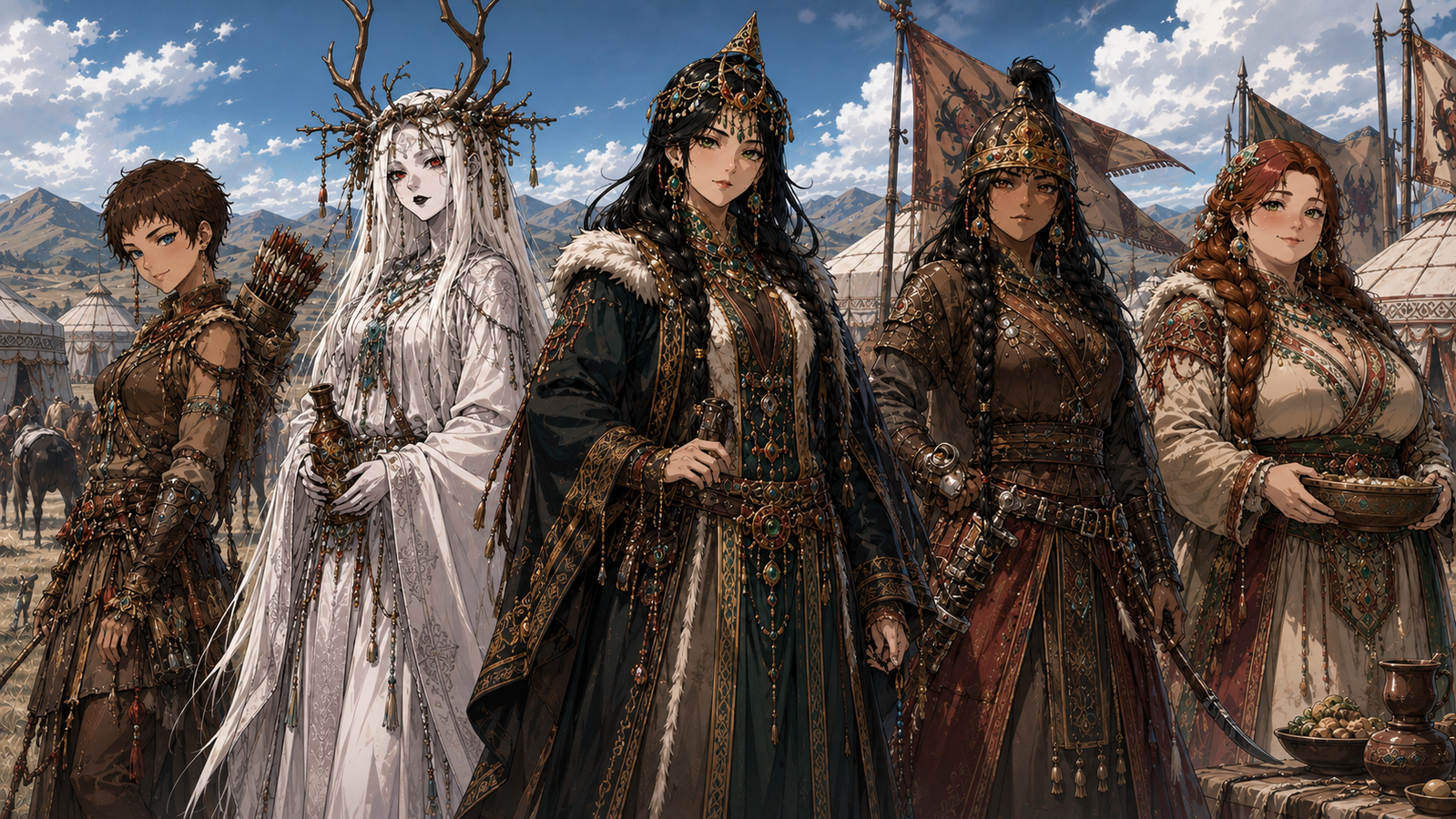 Cover art for Noman Nomads, a medieval scenario on AI Dungeon