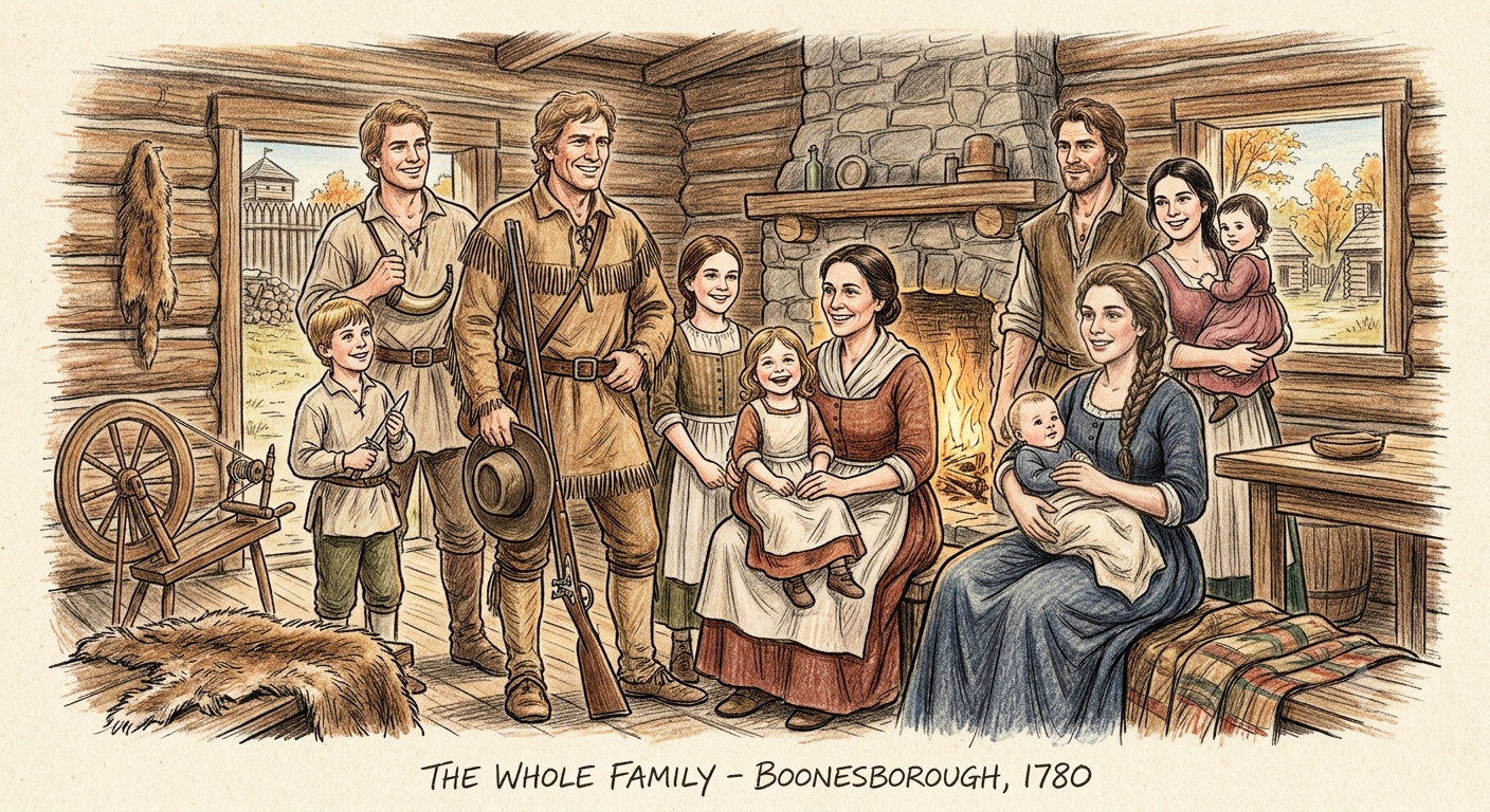 Cover art for Jemima Boone, a wilderness scenario on AI Dungeon