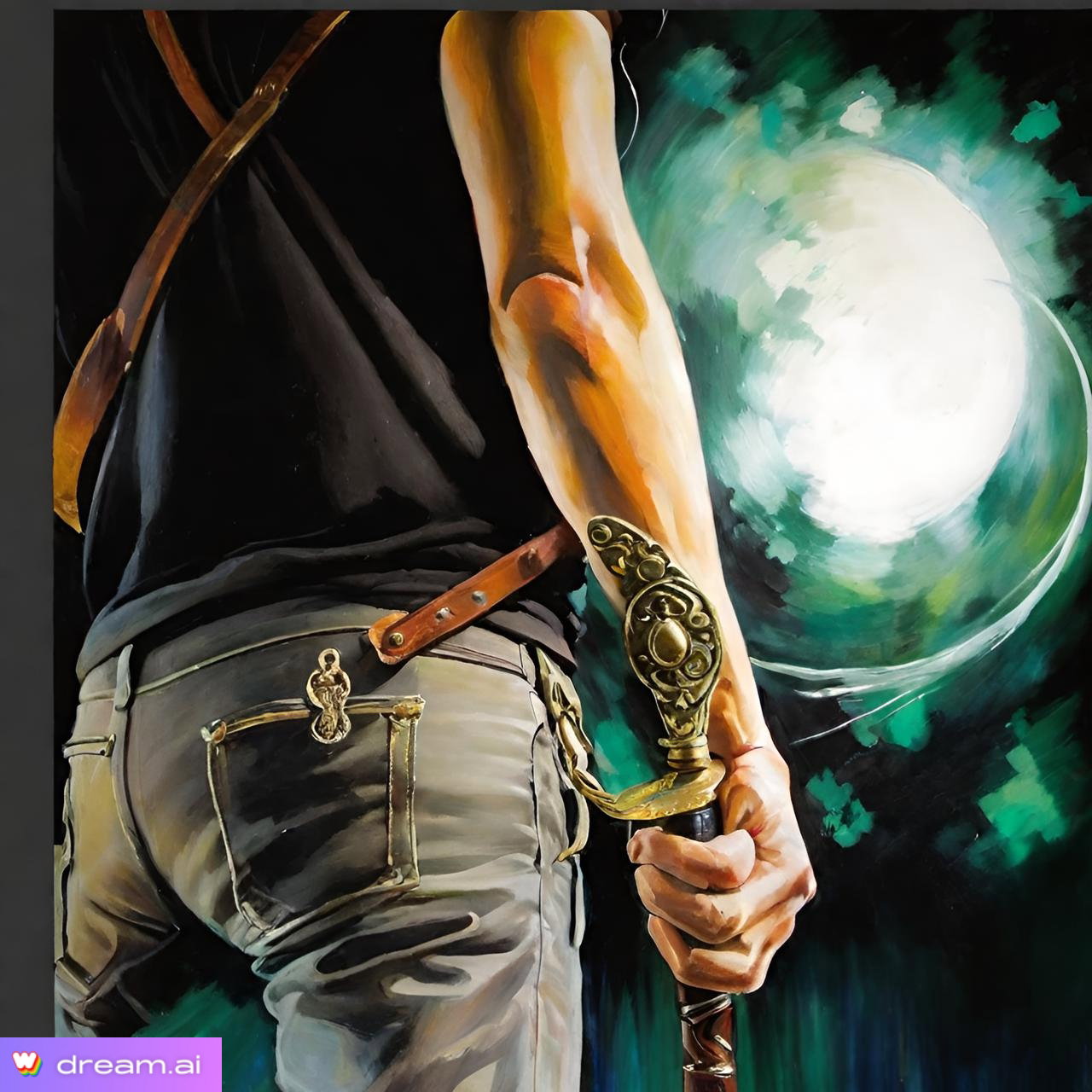 Cover art for Rust, Relics, and Ruins, a treasure scenario on AI Dungeon