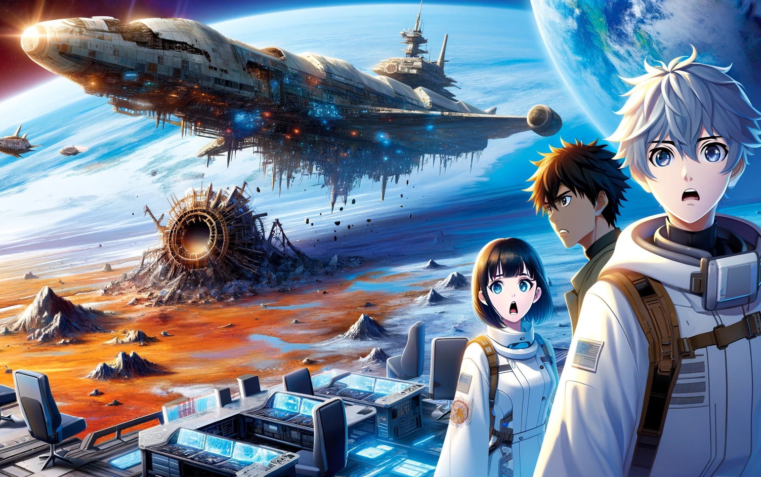 Cover art for Alien Signals, a space horror scenario on AI Dungeon
