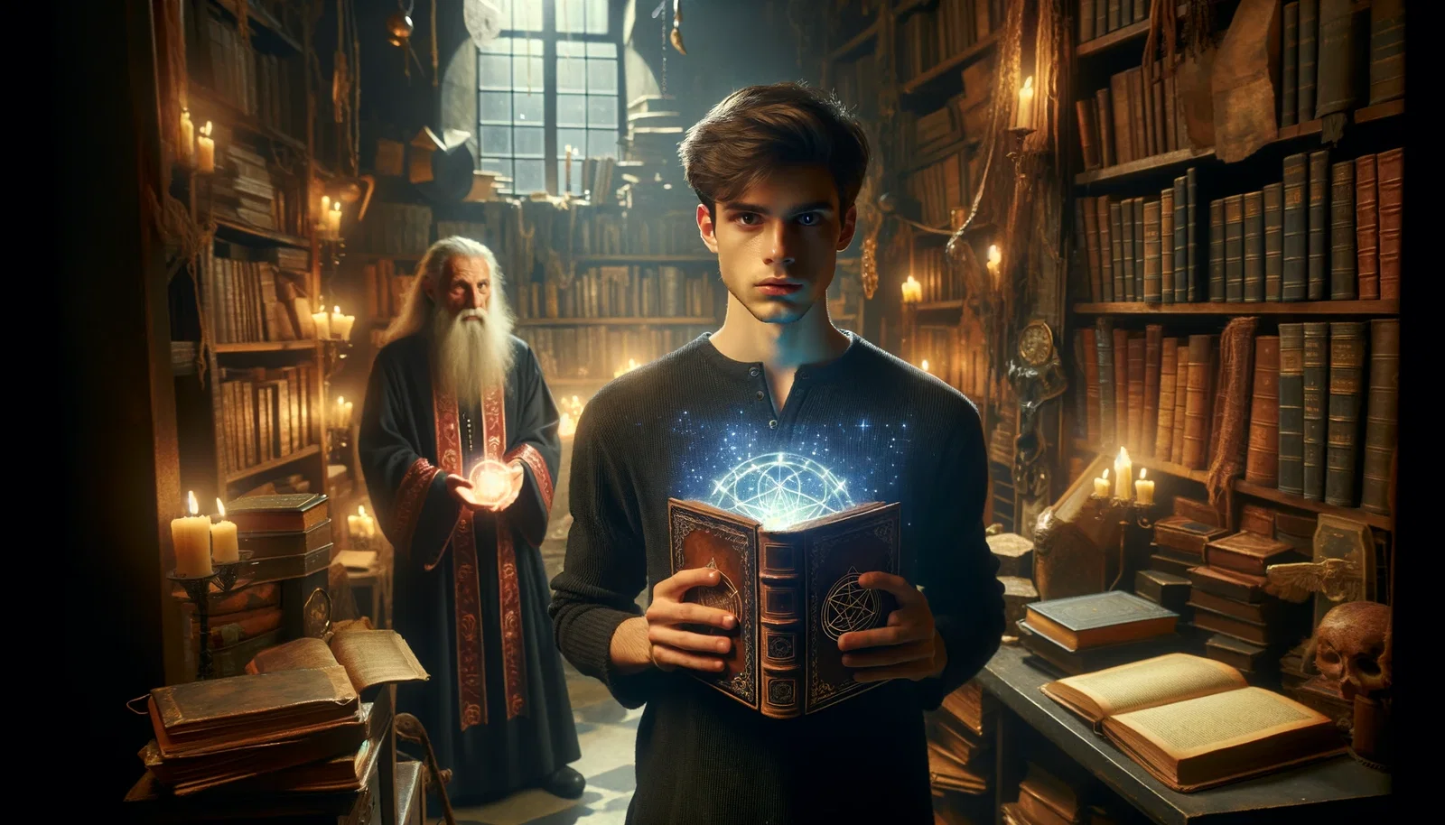 Cover art for The Last Wizard, a wizard scenario on AI Dungeon
