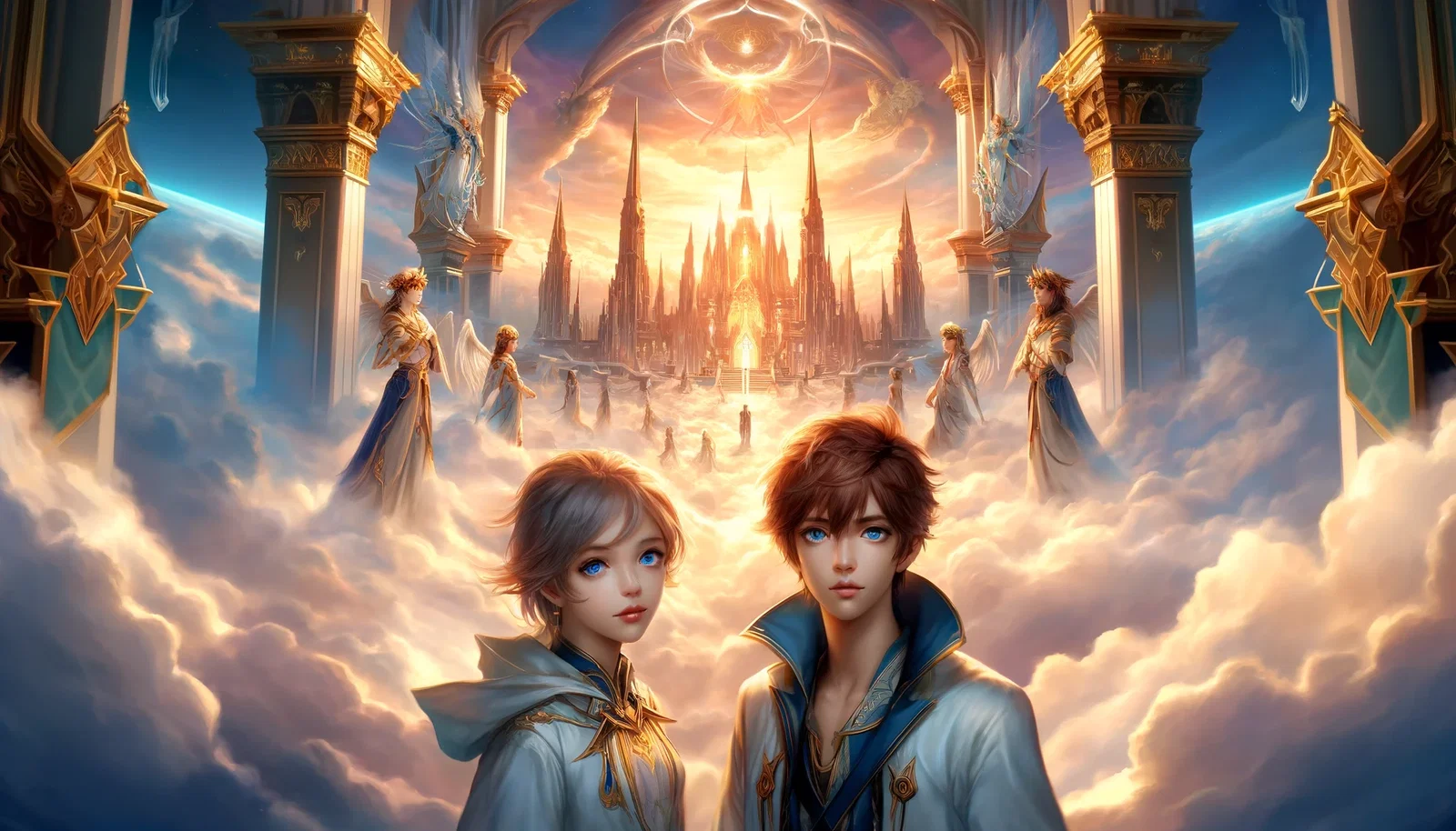 Cover art for God Academy, a god academy scenario on AI Dungeon