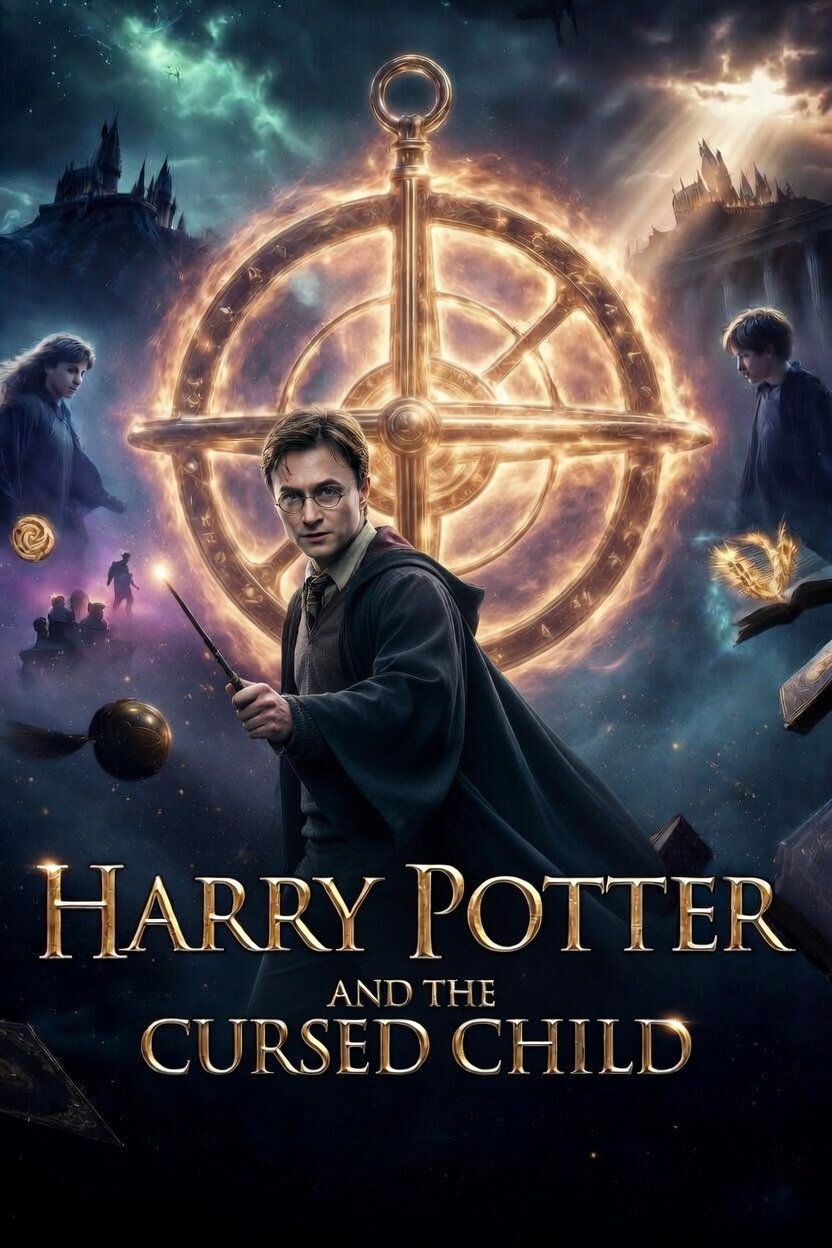 Cover art for Harry Potter and the Cursed Child, a harry potter scenario on AI Dungeon