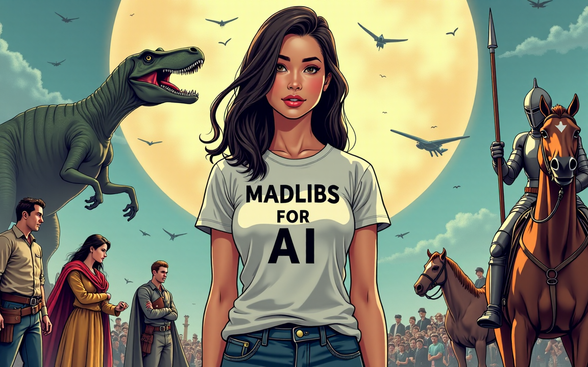 Cover art for MAD🤪LIBS for AI, a fantasy scenario on AI Dungeon