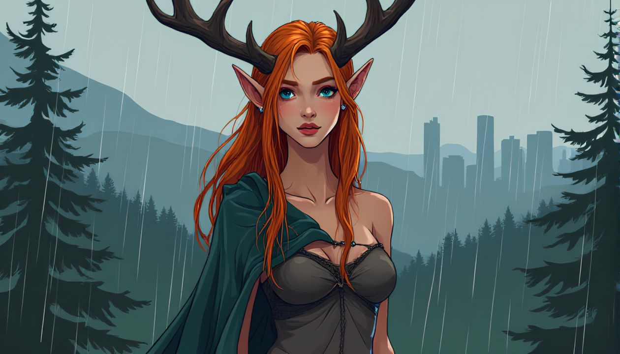 Cover art for Druidic Devotion: Nature's Passion, a fantasy scenario on AI Dungeon