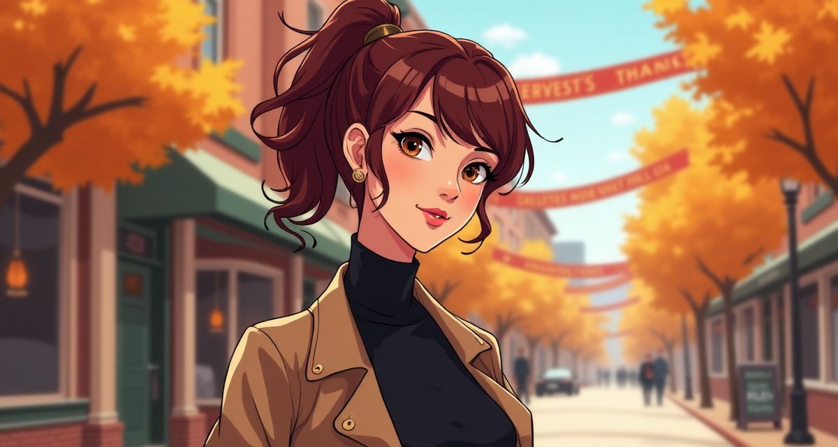 Cover art for Home for Thanksgiving 🍁, a romance scenario on AI Dungeon