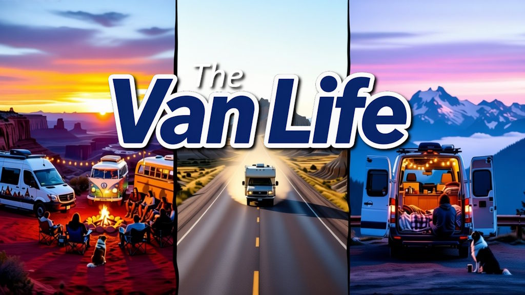 Cover art for The Van Life, a van life scenario on AI Dungeon