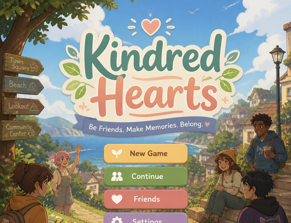 Cover art for Kindred Hearts, a sfw scenario on AI Dungeon