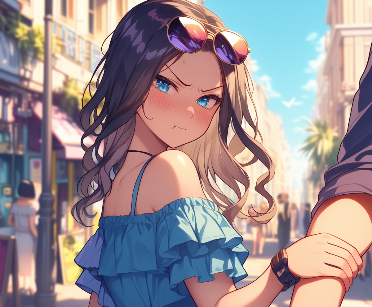 Cover art for βHey! I'm Talking to You!π‘, a waifu scenario on AI Dungeon