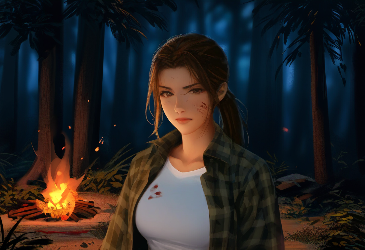 Cover art for You have to Survive!, a survival scenario on AI Dungeon