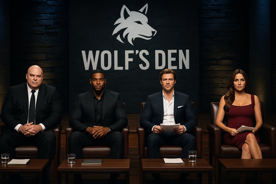 Cover art for Wolf's Den, a reality show scenario on AI Dungeon