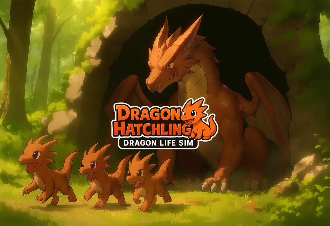 Cover art for Dragon Hatchling ๐โญ, a dragon scenario on AI Dungeon