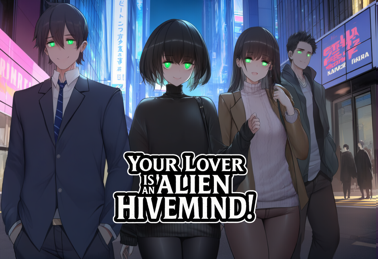 Cover art for Your Lover is an Alien Hivemind!, an alien scenario on AI Dungeon