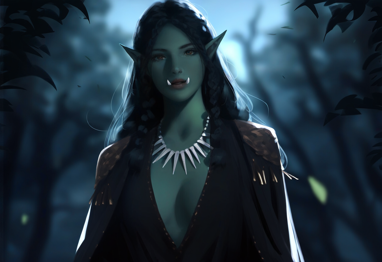 Cover art for The Chieftain's Daughter, a fantasy scenario on AI Dungeon