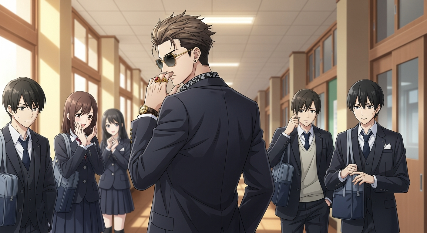 Cover art for Mobster's School Life🏛️, a slice of life scenario on AI Dungeon