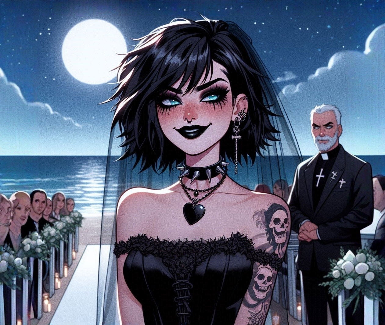 Cover art for Black Wedding, a raine scenario on AI Dungeon