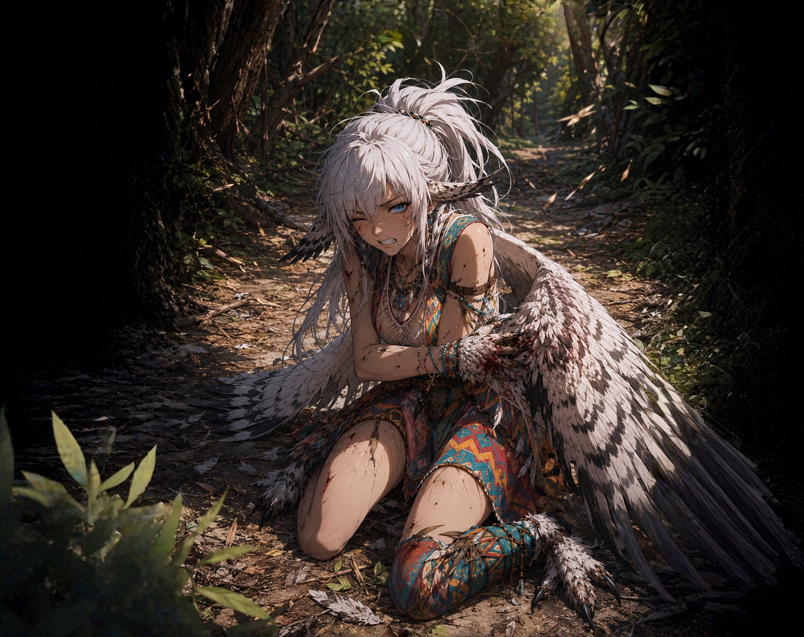 Cover art for Broken Wings, a merdilla scenario on AI Dungeon