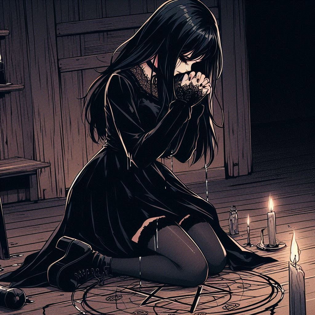Cover art for Desperate Retribution, a supernatural scenario on AI Dungeon