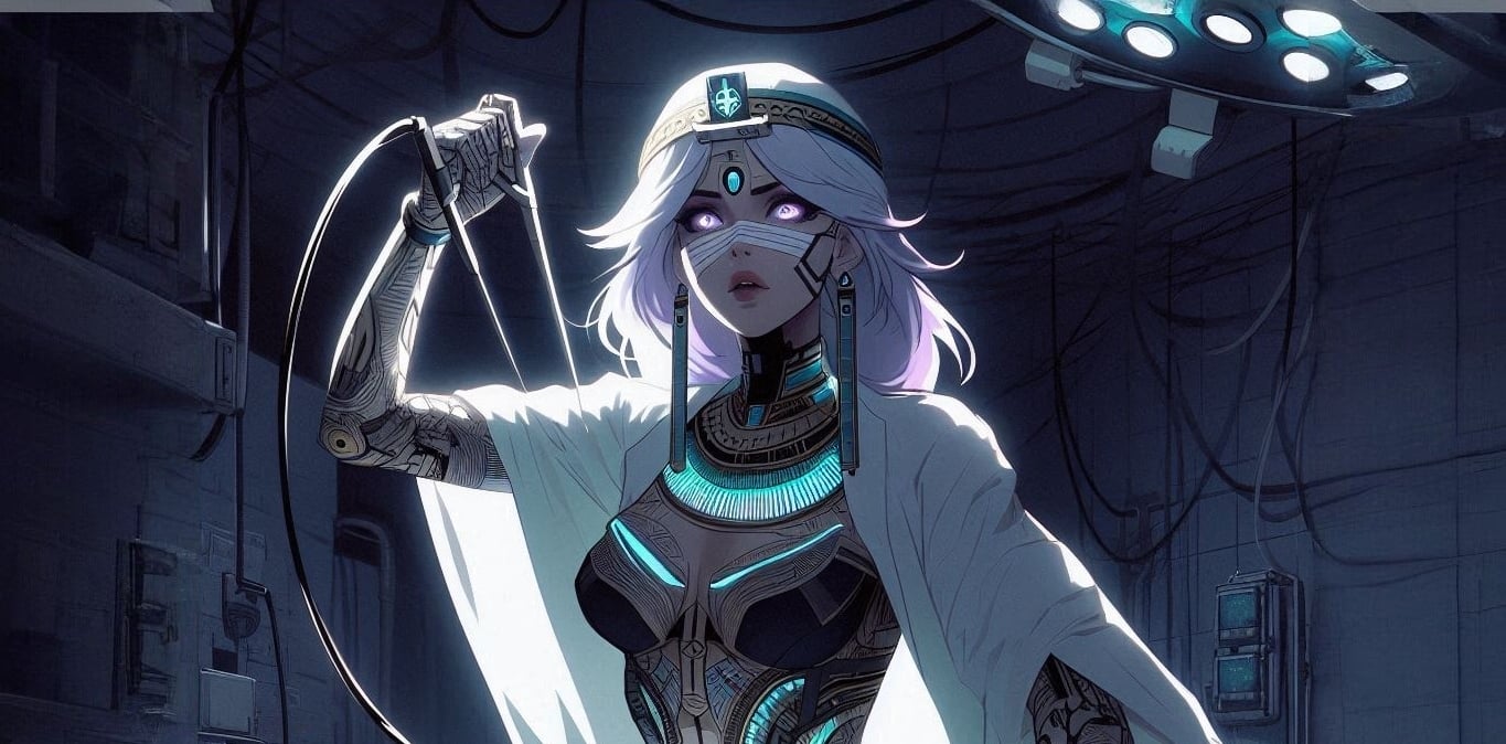 Cover art for Salvation., a kyro city scenario on AI Dungeon