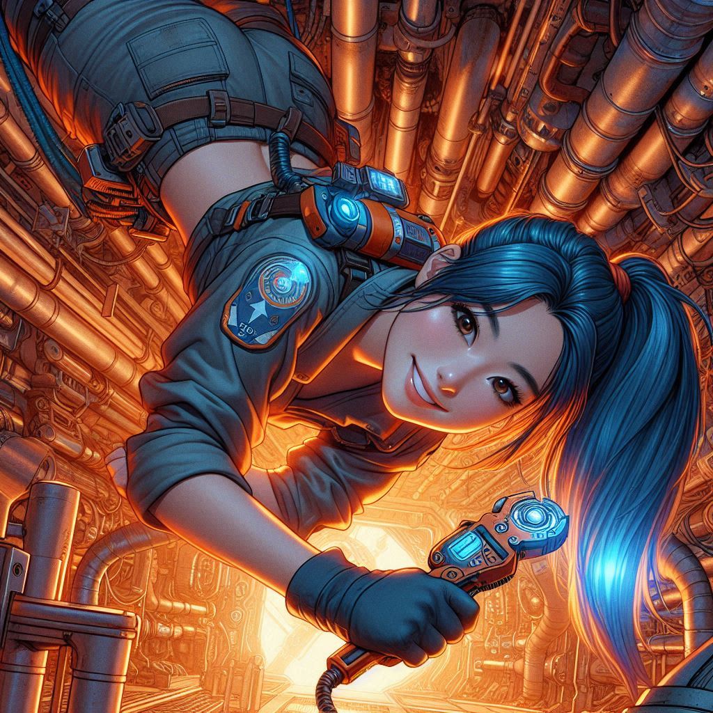 Cover art for Salvage Runner, a scifi scenario on AI Dungeon