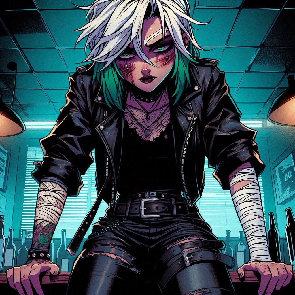 Cover art for Punch Drunk Love, a tomboy scenario on AI Dungeon