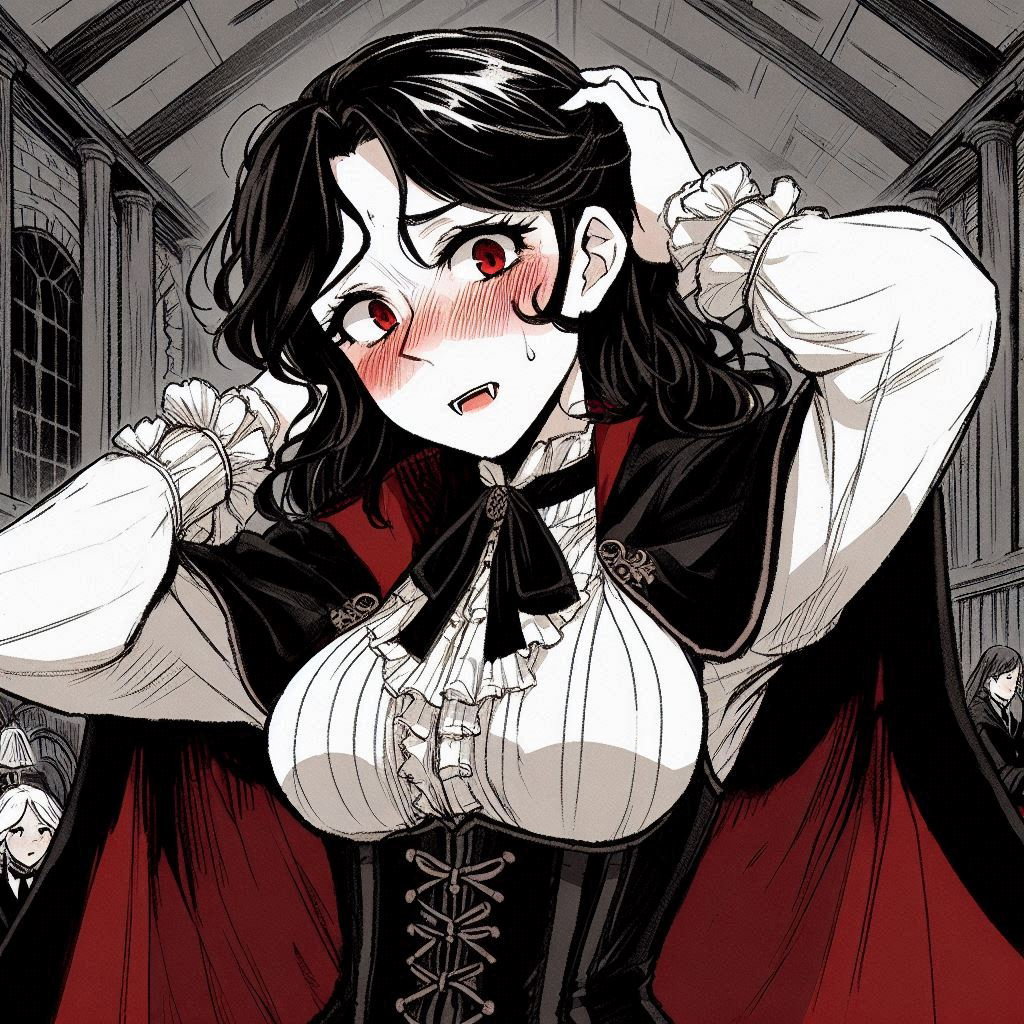 Cover art for Twice Shy, a vampire scenario on AI Dungeon