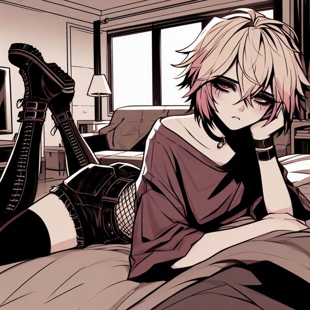 Cover art for From the Ashes, a femboy scenario on AI Dungeon