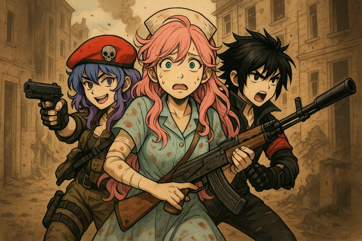 Cover art for The Gang vs. The Apocalypse, an isekai scenario on AI Dungeon