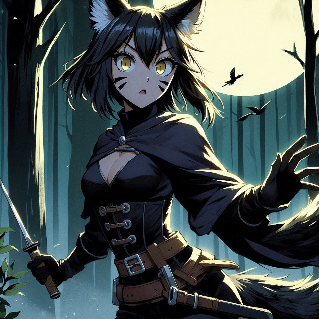 Cover art for Distant Shores, a werewolf scenario on AI Dungeon