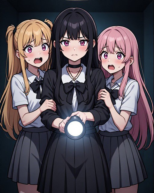Cover art for After School Monster Hunting, a high school scenario on AI Dungeon
