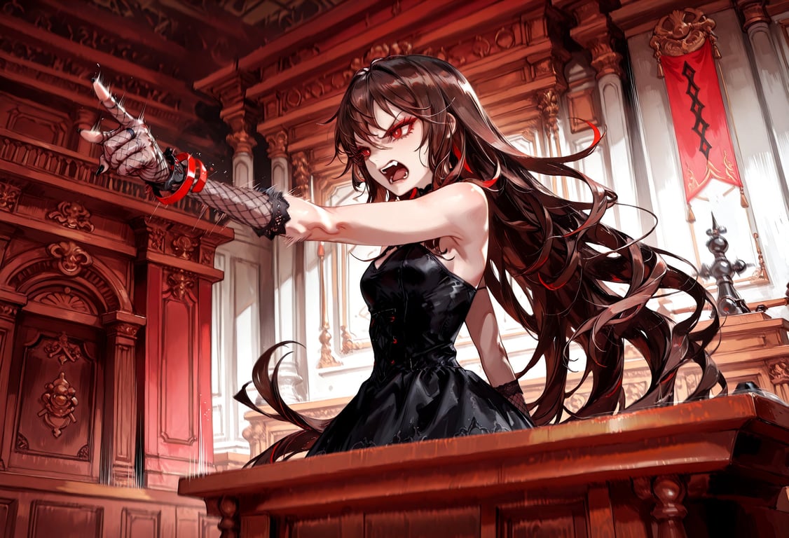 Cover art for Objection!, a judge scenario on AI Dungeon
