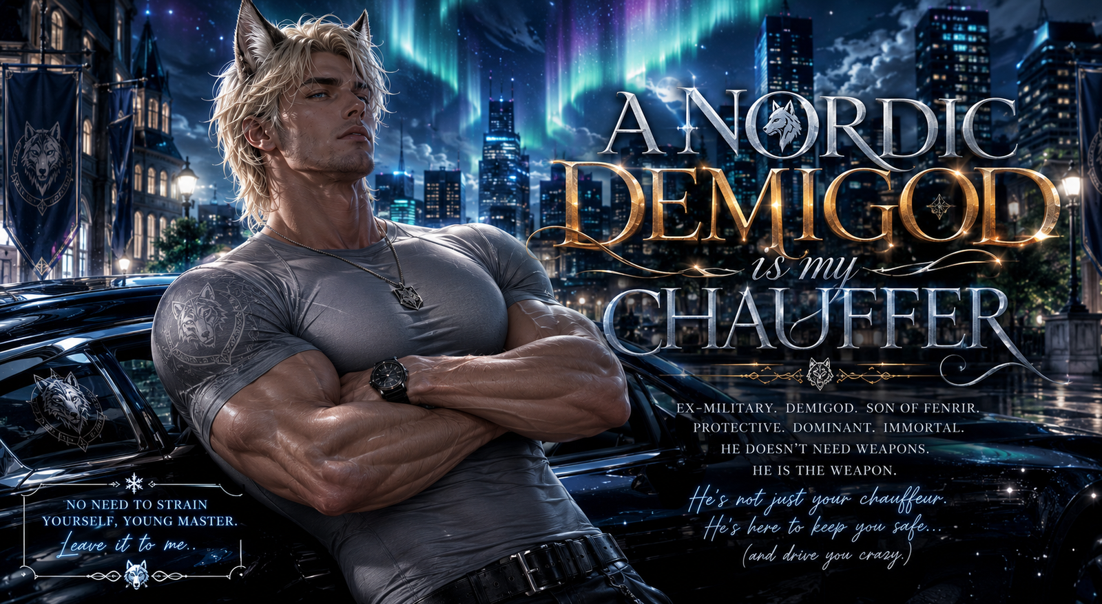 Cover art for A Nordic Demigod is my Chauffer , a demigod scenario on AI Dungeon