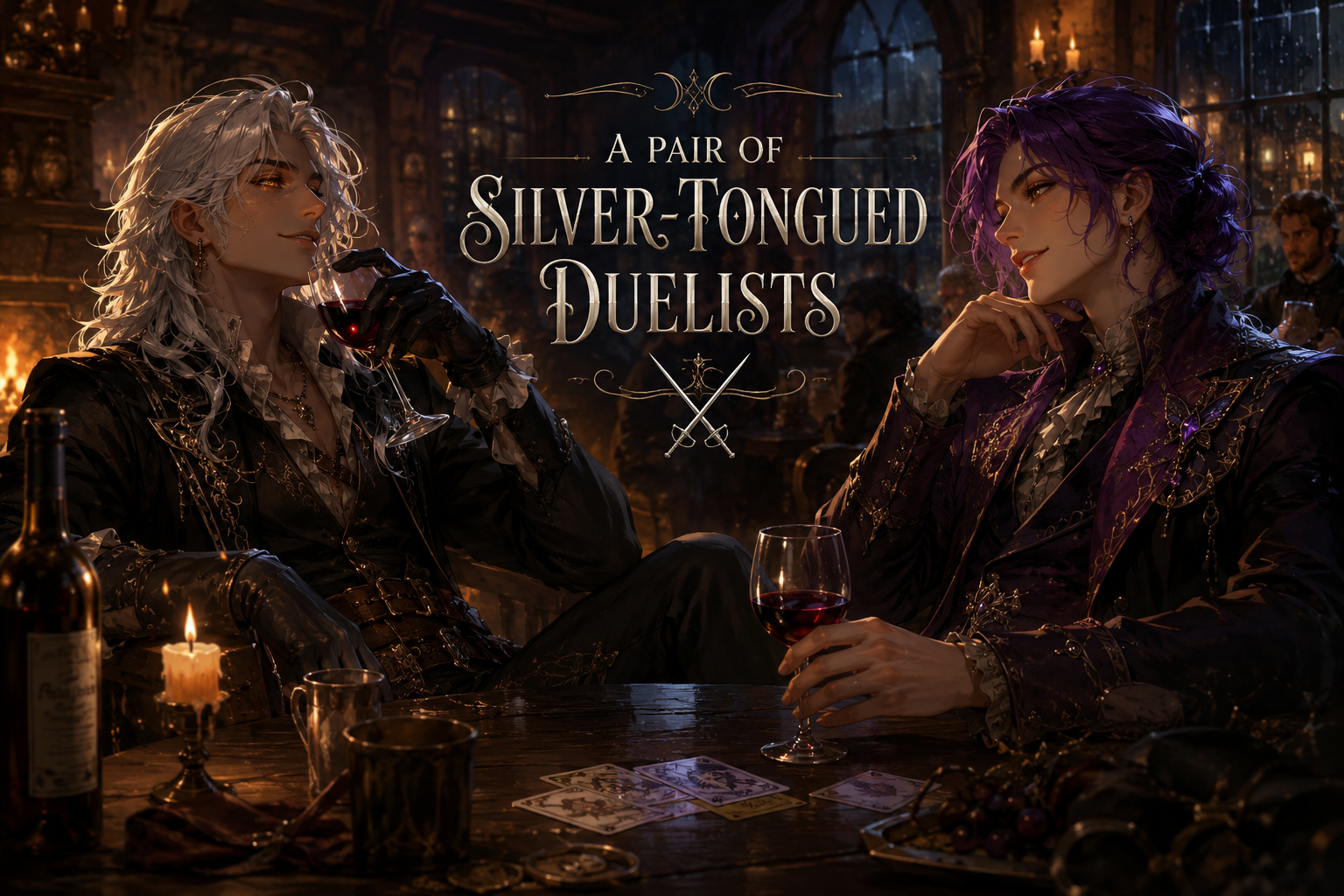 Cover art for A pair of silver tongued duelists (1983.25 tokens) on AI Dungeon