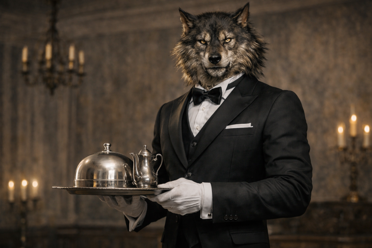 Cover art for Wolf in waiting, a magic scenario on AI Dungeon