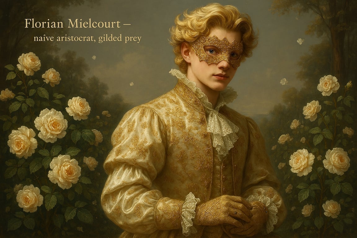 Cover art for The Bloom in the Ballroom, a soft scenario on AI Dungeon