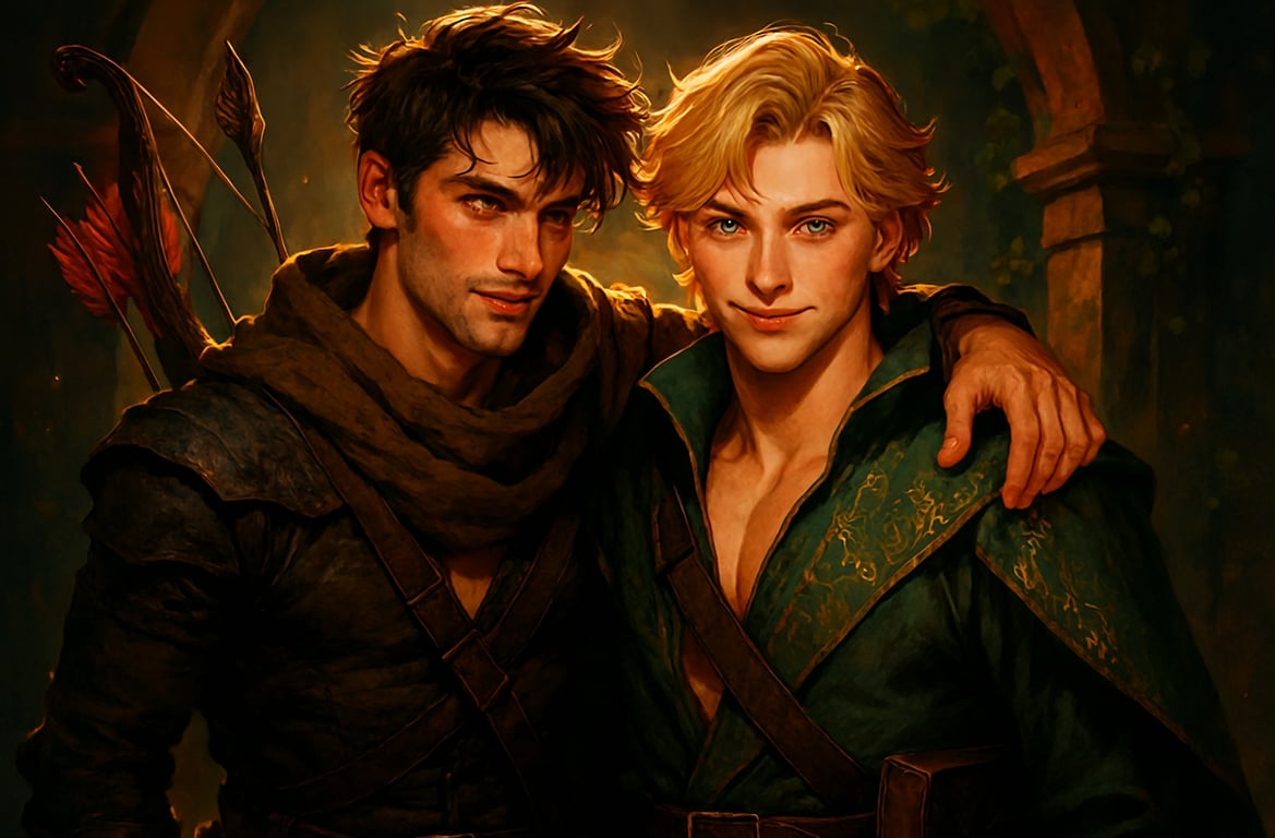 Cover art for “Edric and the Scholar”, a magic adventure on AI Dungeon
