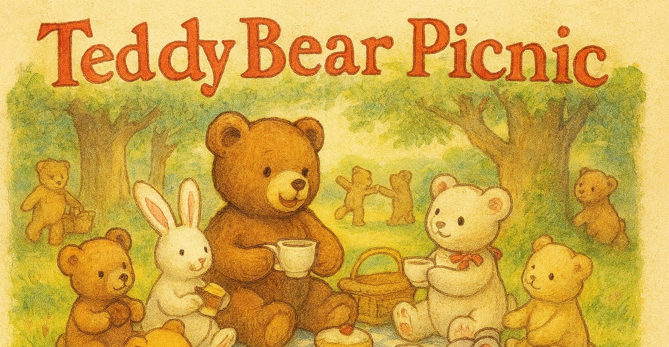 Cover art for Teddybear Picnic, a cozy scenario on AI Dungeon