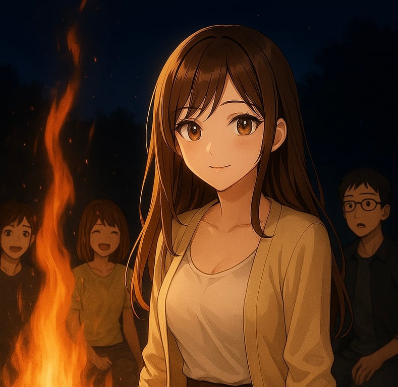 Cover art for The popular girl is a scaredy cat!, a camp scenario on AI Dungeon